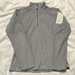 Eddie Bauer Grey Quarter Zip Pullover